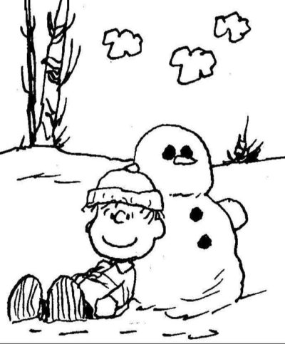 Charlie Brown Christmas Coloring pages