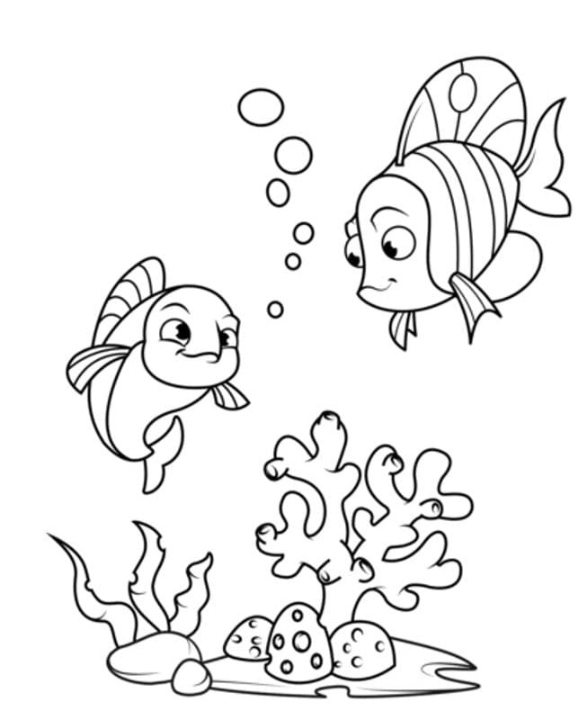 Coral Reef Coloring Pages