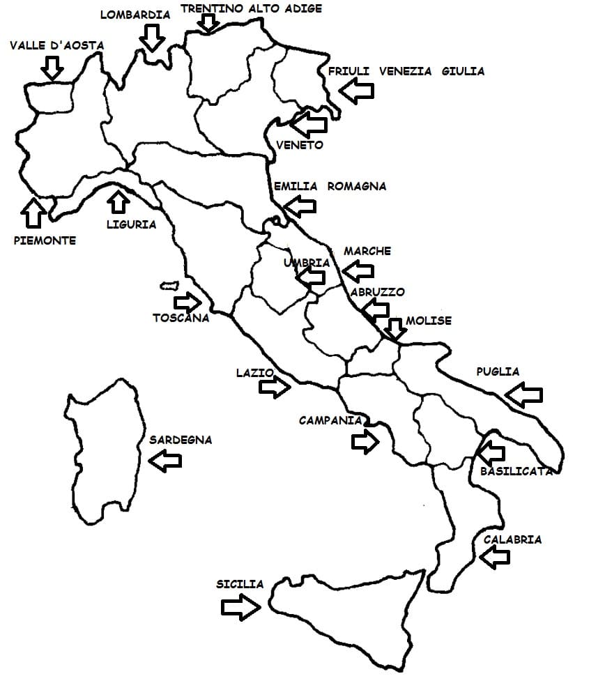 Dibujos de Italia para Colorear