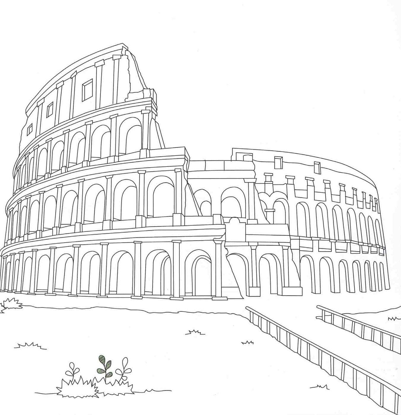 Dibujos de Italia para Colorear