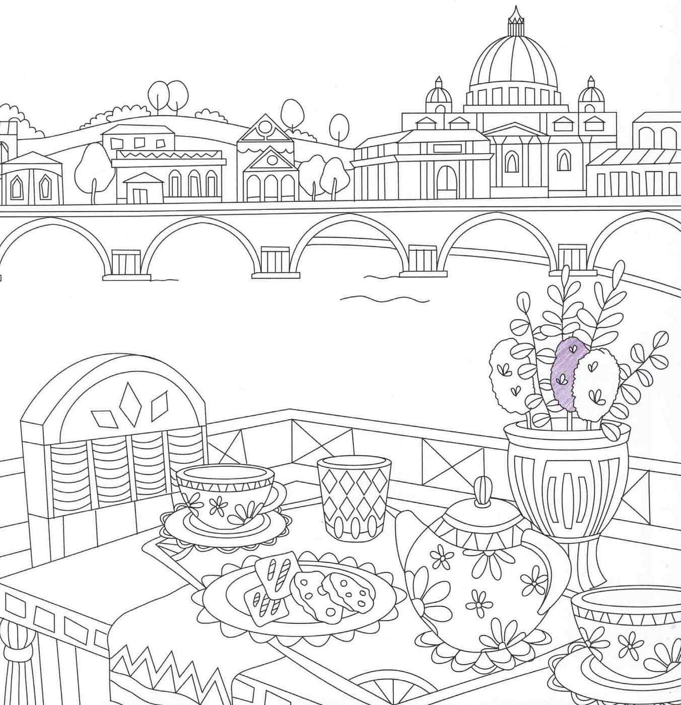Dibujos de Italia para Colorear