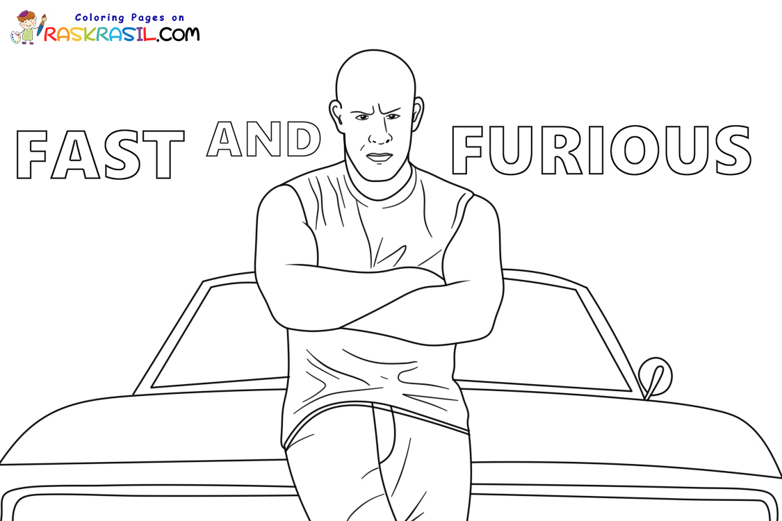 Fast and Furious Coloring Pages