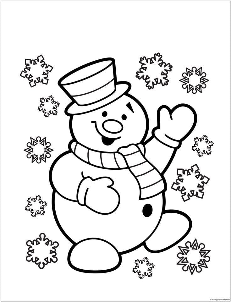 Funny Christmas Coloring Pages