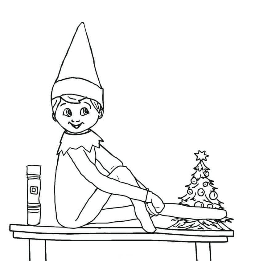 Kolorowanki Dziewczyna Elf | Darmowe Malowanki do wydruku