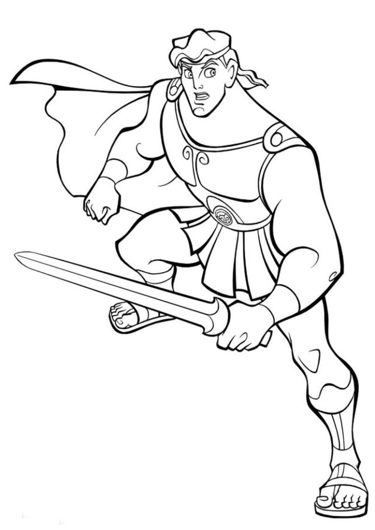 Ausmalbilder Hercules | Kostenlos Malvorlagen zum Ausdrucken