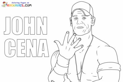 Desenhos de John Cena para Colorir