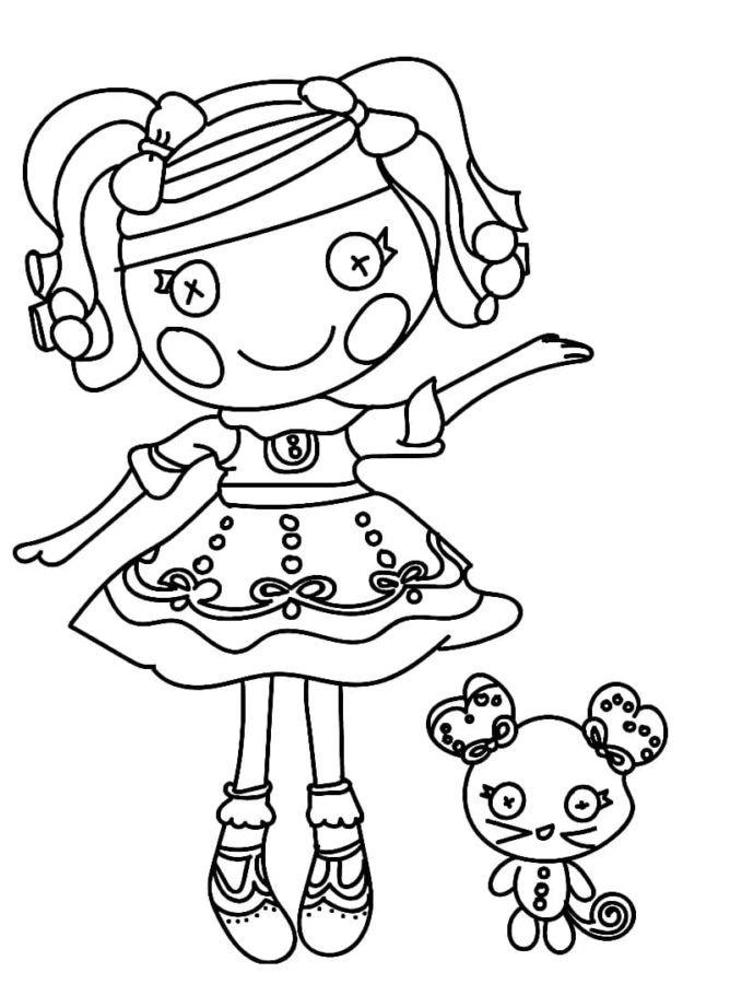Dibujos de Lalaloopsy para Colorear