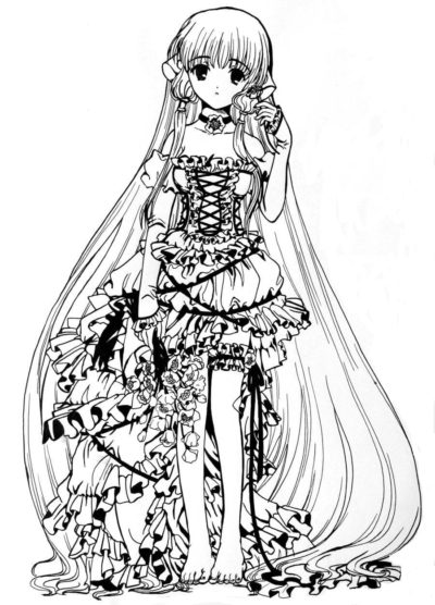 Coloriage Manga à imprimer