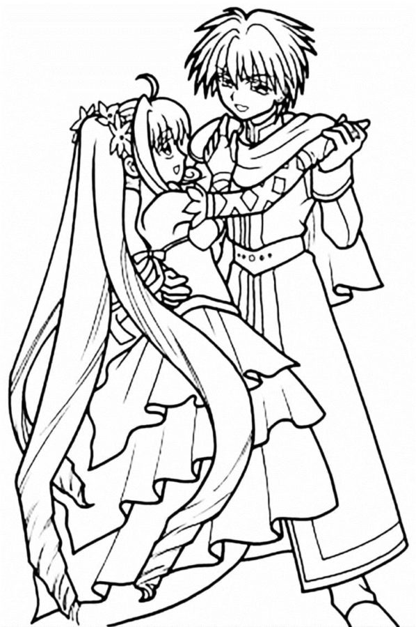 Coloriage Manga à imprimer