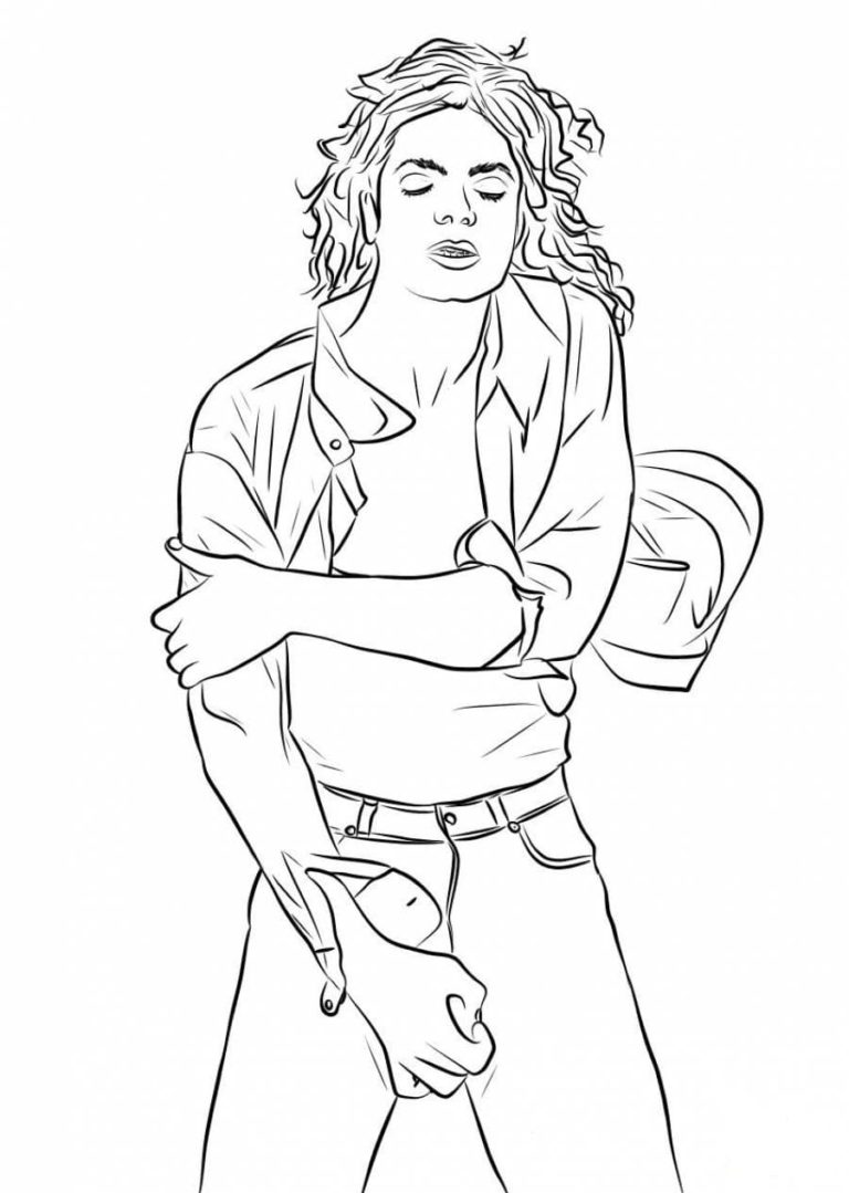 Coloriage Michael Jackson Imprimer coloriage-michael-jackson-imprimer