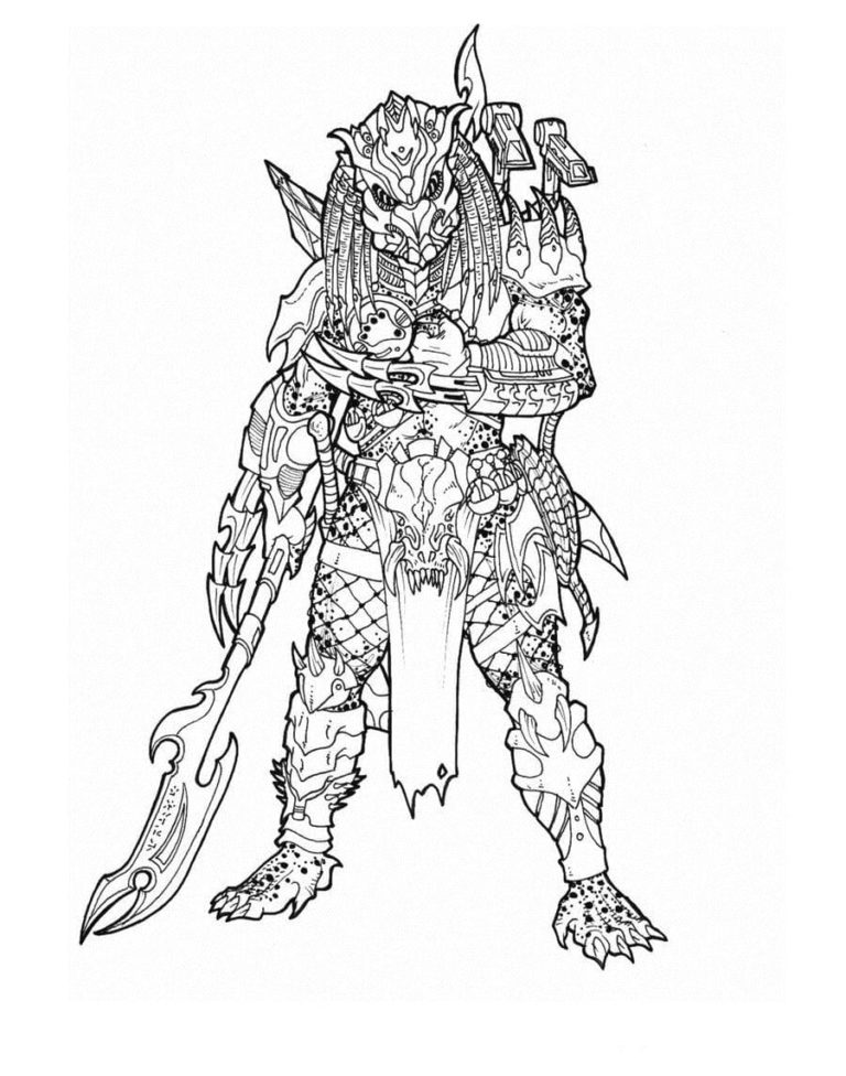 Predator Coloring Pages