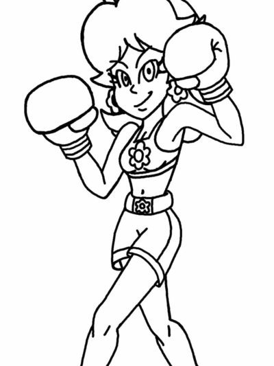 Princess Daisy Coloring Pages