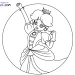 Raskrasil.com-Princess-Daisy-New-Coloring-Pages-1
