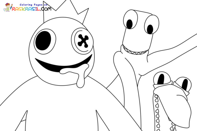 Rainbow Friends Coloring Pages