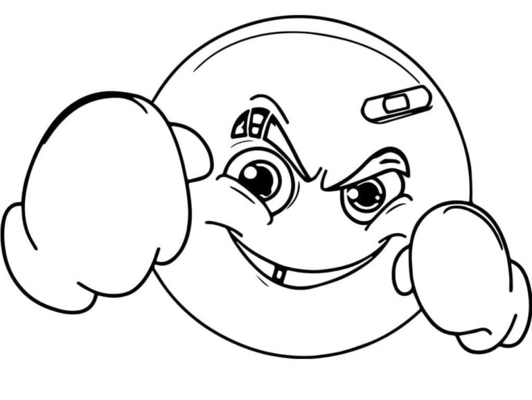 Smiley Face Coloring Pages