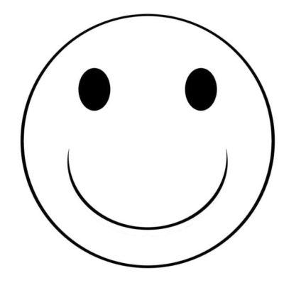 Smiley Face Coloring Pages