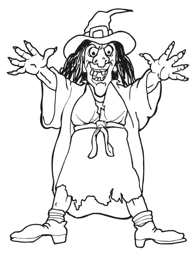 Spooky Halloween Coloring Pages