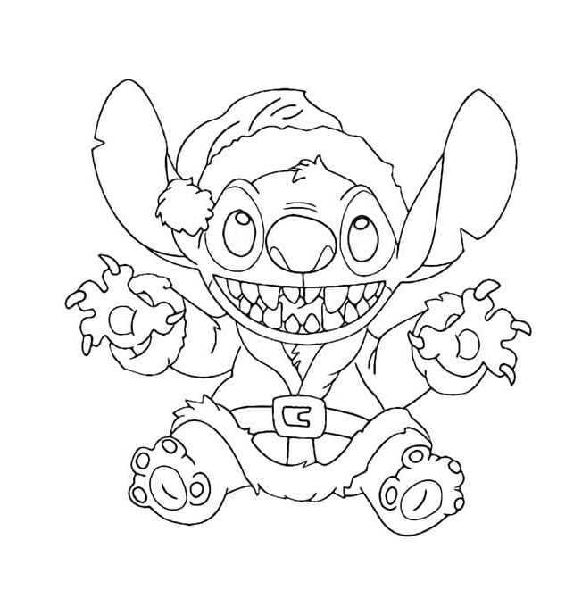 Christmas Stitch Coloring Pages