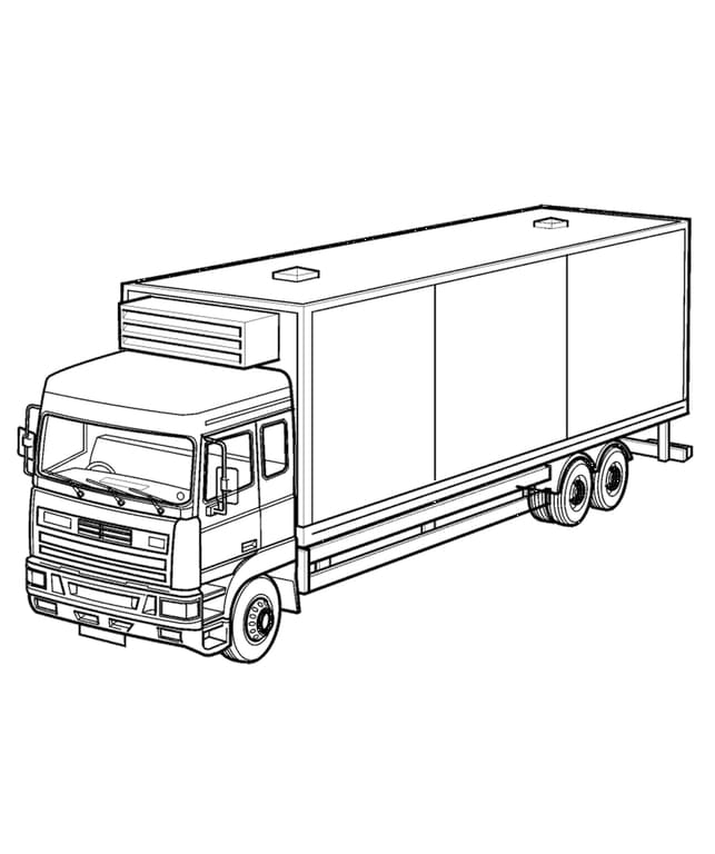Disegni di Camion da Colorare