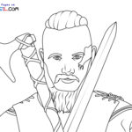 Raskrasil.com-Viking-Ragnar-Lodbrok-Coloring-Pages