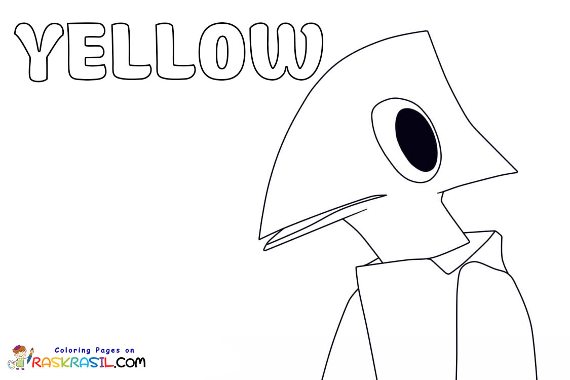 Desenhos de Yellow Rainbow Friends 2 para Colorir