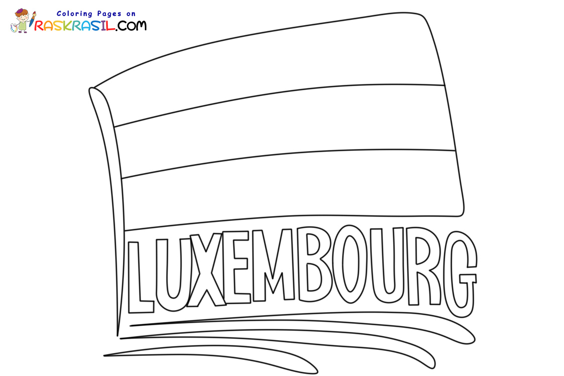 Luxembourg Coloring Pages