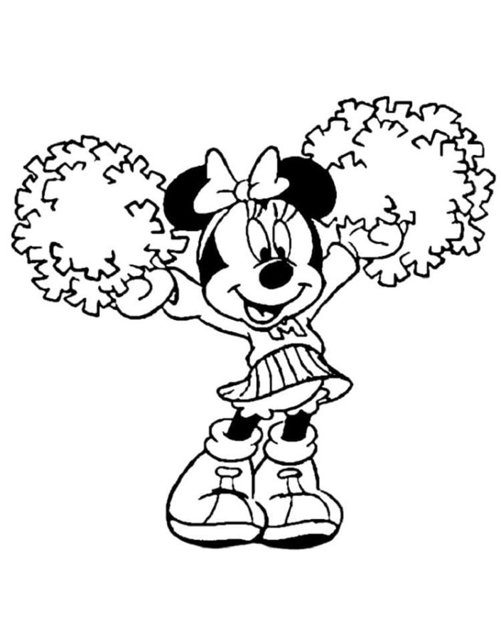Cheerleading Coloring Pages