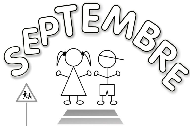 Coloriage Septembre à imprimer