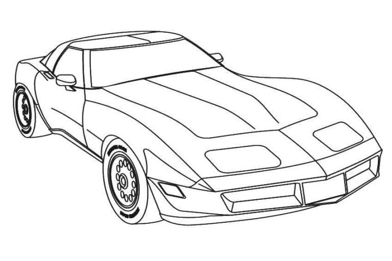 Corvette Coloring Pages
