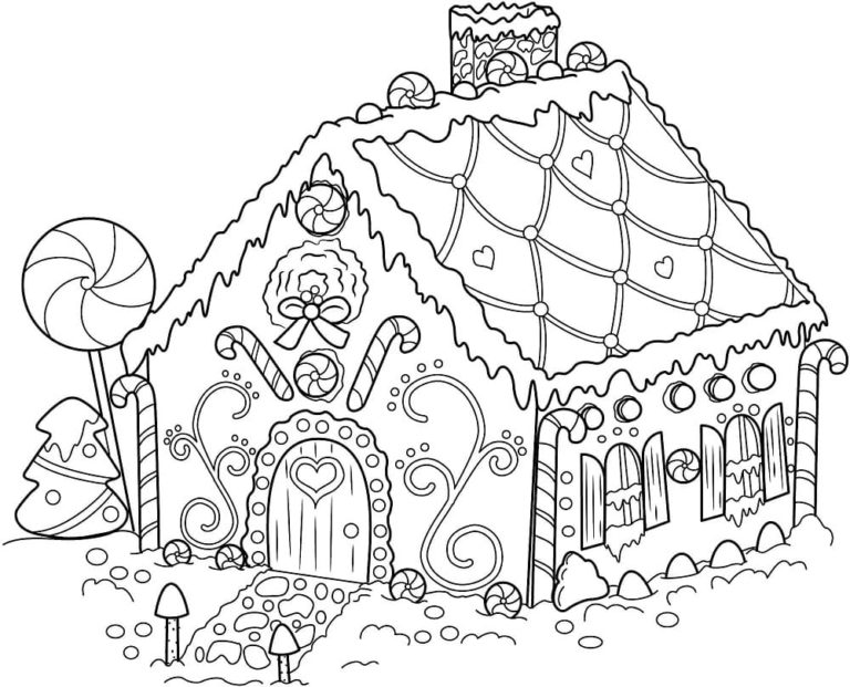 Ausmalbilder Puppenhaus | Malvorlagen zum Ausdrucken