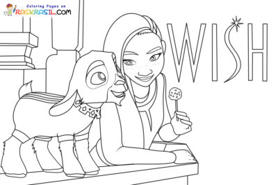 Desenhos de Wish para Colorir