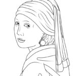 Raskrasil.com-Famous-Art-Coloring-Pages-Girl-with-a-Pearl-Earring