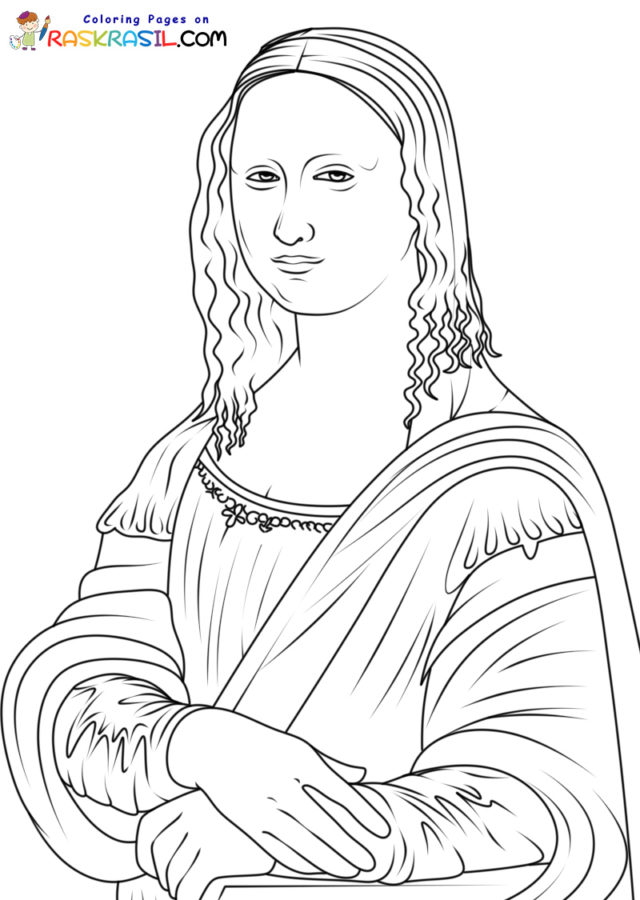 Famous Paintings Coloring Pages