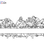 Raskrasil.com-Famous-Art-Coloring-Pages-The-Last-Supper