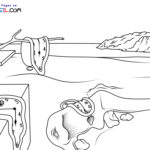 Raskrasil.com-Famous-Art-Coloring-Pages-The-Persistence-of-Memory