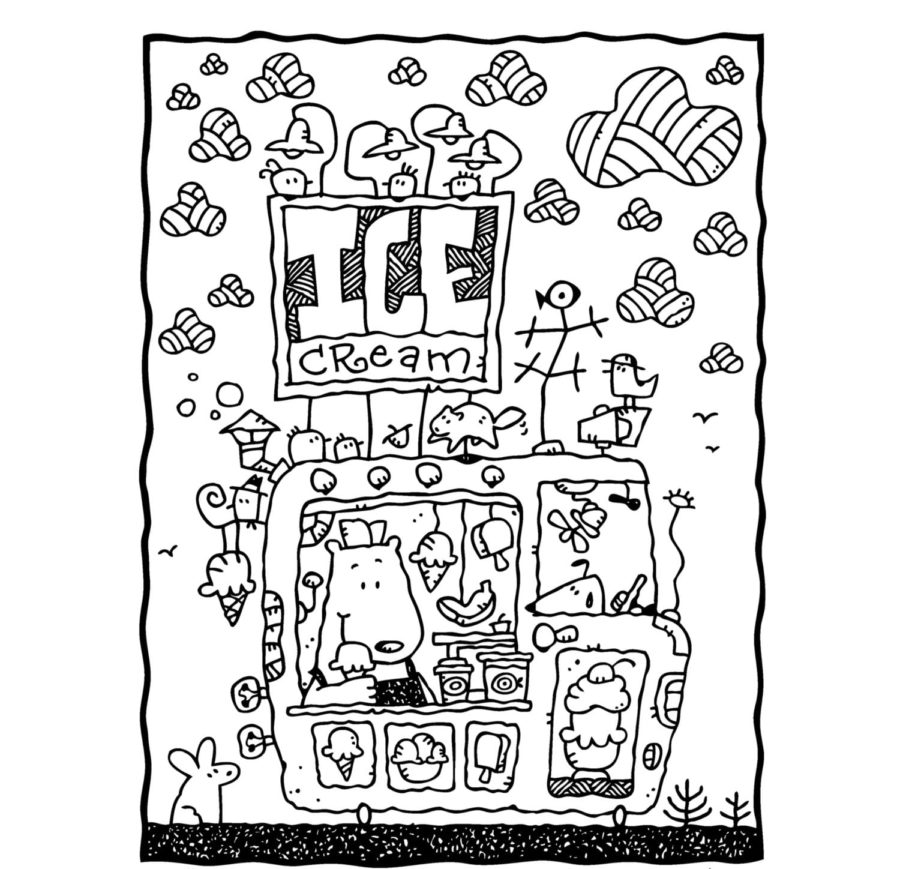 Ice Cream Truck Coloring Pages