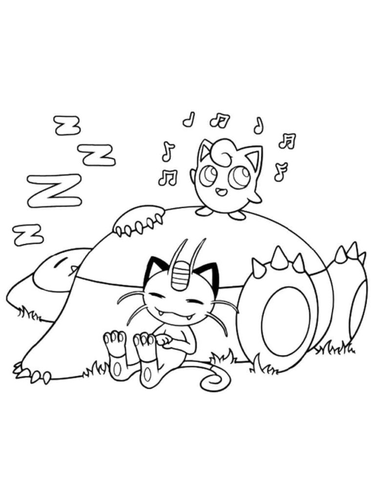 Jigglypuff Coloring Pages