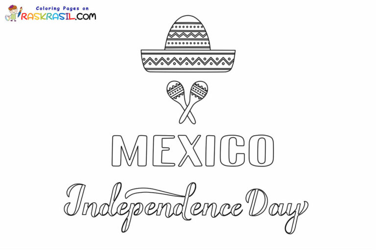 Mexican Independence Day Coloring Pages