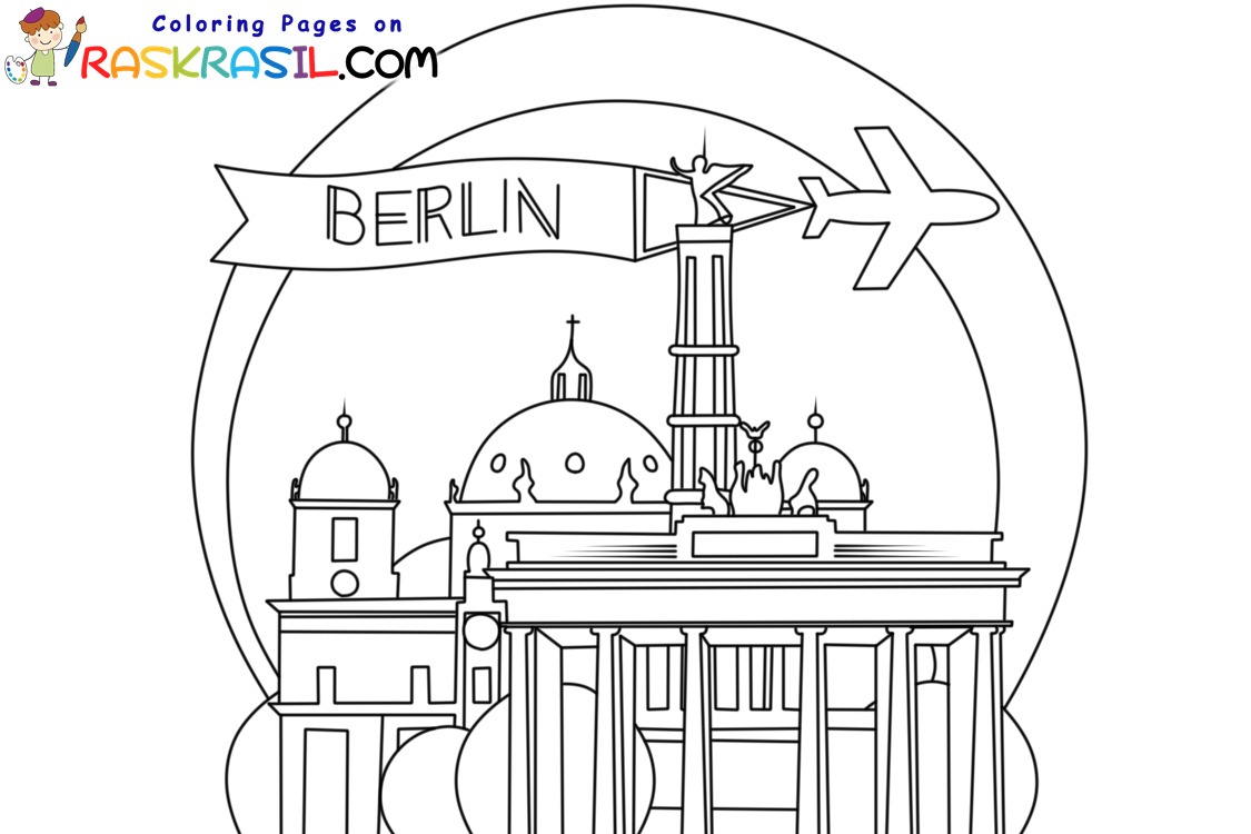 Berlin Coloring Pages