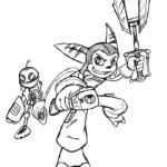 Raskrasil.com-Ratchet-And-Clank-Coloring-Pages-15