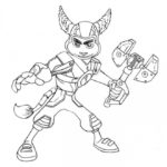 Raskrasil.com-Ratchet-And-Clank-Coloring-Pages-2