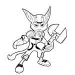 Raskrasil.com-Ratchet-And-Clank-Coloring-Pages-4
