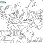 Raskrasil.com-Ratchet-and-Clank-New-Coloring-Pages-1
