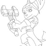 Raskrasil.com-Ratchet-and-Clank-New-Coloring-Pages-4