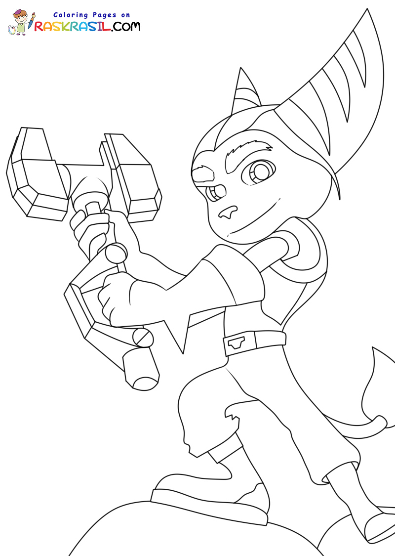Raskrasil.com-Ratchet-and-Clank-New-Coloring-Pages-4