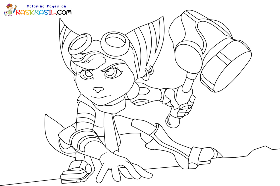 Raskrasil.com-Ratchet-and-Clank-New-Coloring-Pages-7