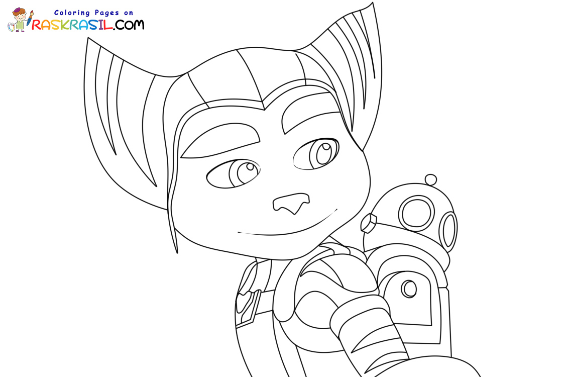 Raskrasil.com-Ratchet-and-Clank-New-Coloring-Pages-8