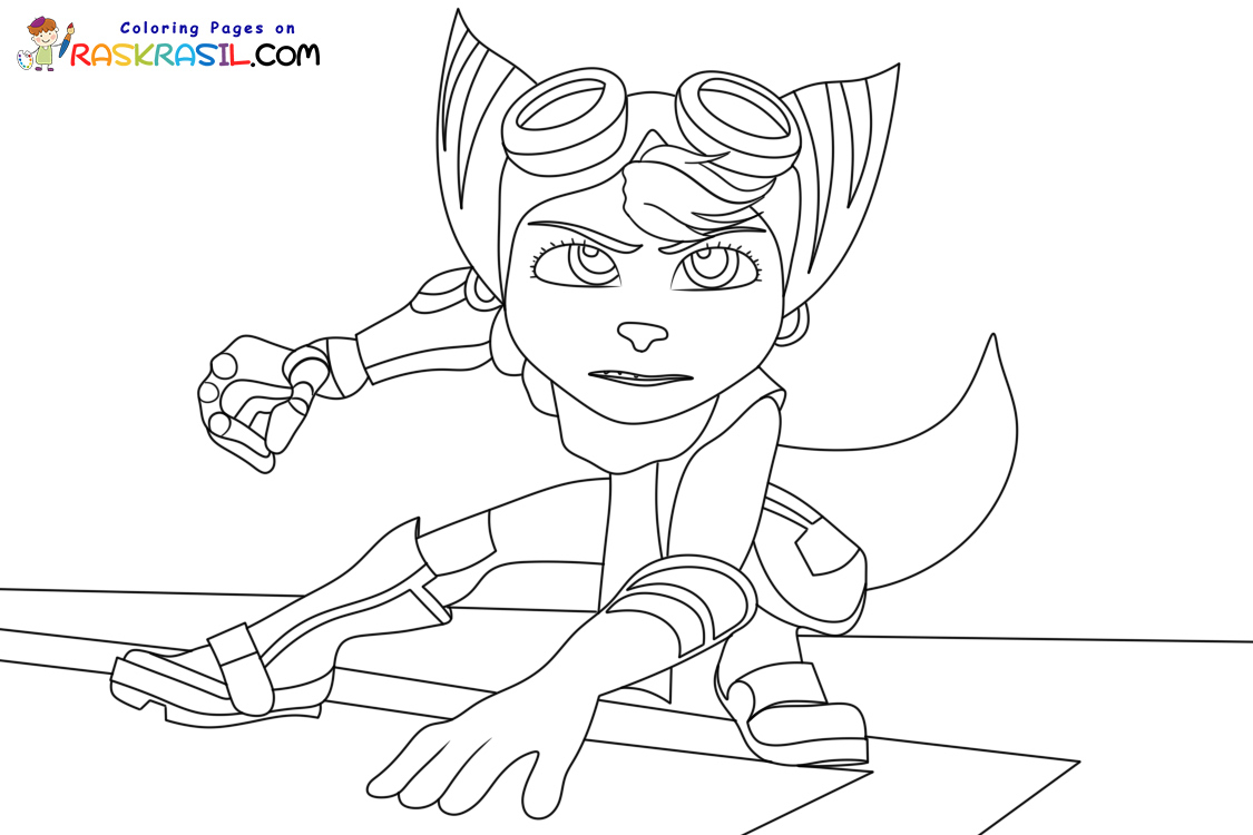 Raskrasil.com-Ratchet-and-Clank-New-Coloring-Pages-9