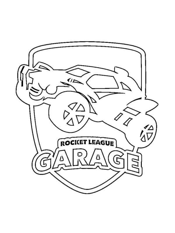 Rocket League Coloring Pages