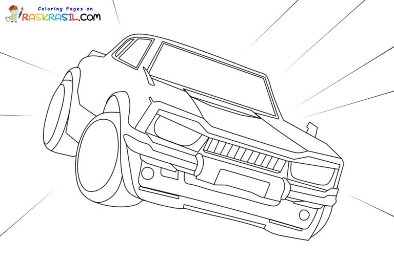 Rocket League Coloring Pages